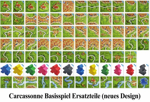 Carcassonne grundspiel - carcassonne,