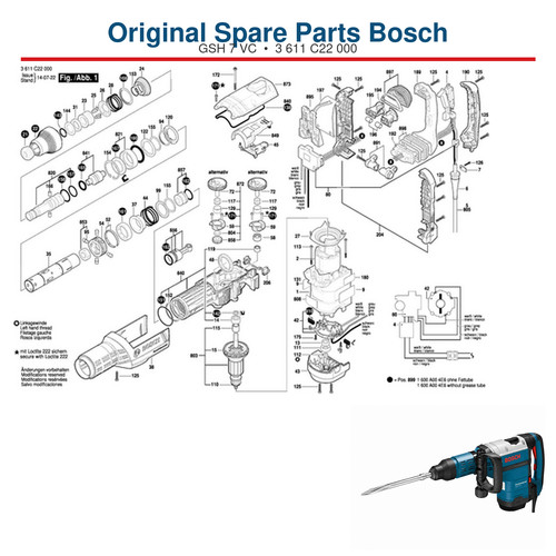Bosch gsh ersatzteile - bosch,
