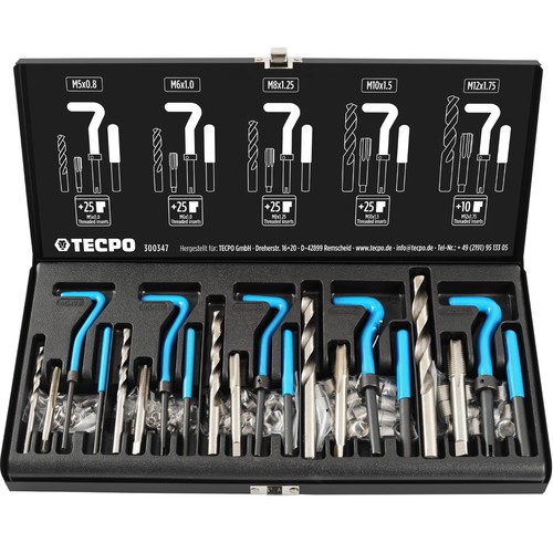 Tecpo gewinde reparatur set - gewinde,