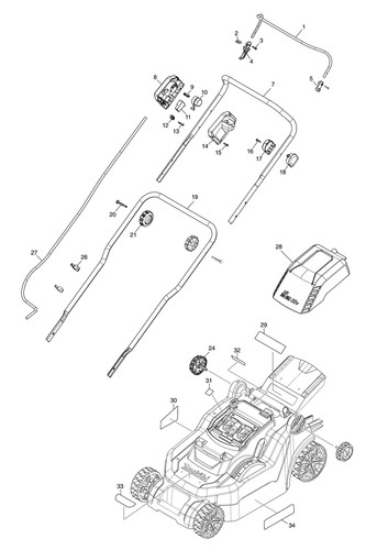 Makita ersatzteile für dlm382 - makita,