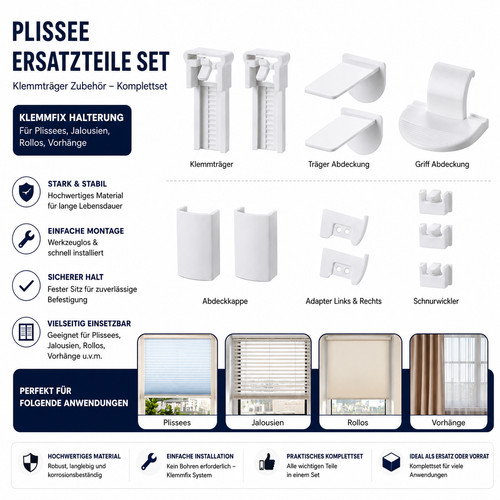 Tlg plissee ersatzteile - 96-tlg,