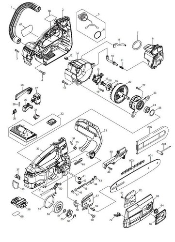 Makita ersatzteile für - für, duc254